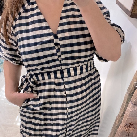 H&M checkered maxi dress size xsmall - Picture 8 of 13